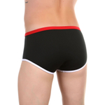 Черные мужские плавки из эластичного материала (Размер: XL) (Цвет: черный)