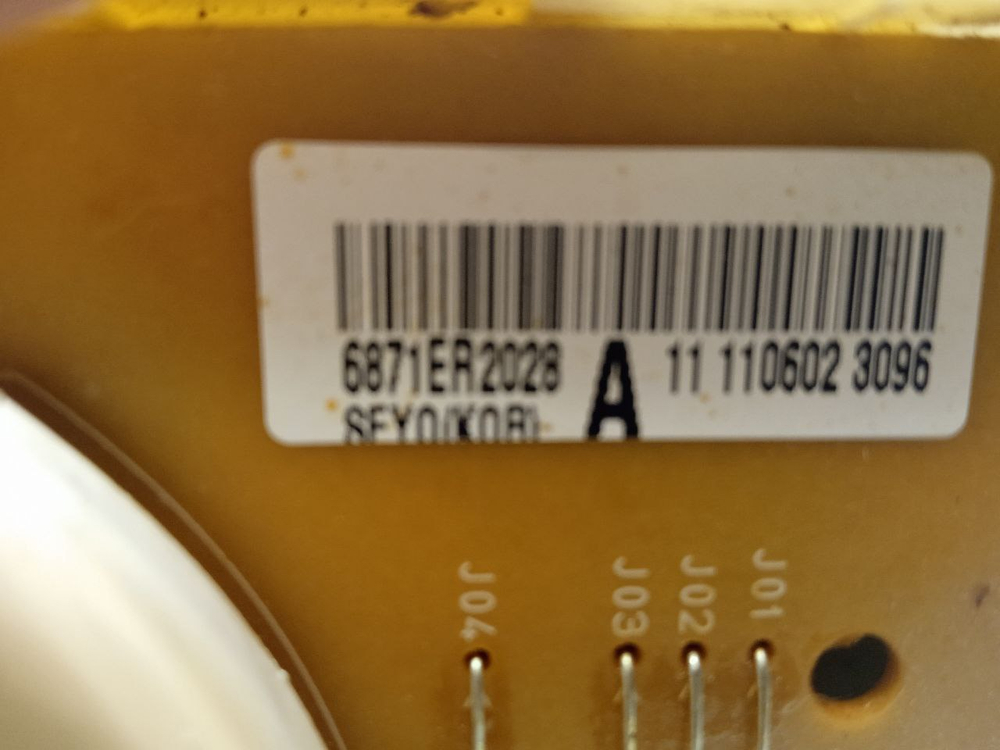 F1058ND кт5 Электронный модуль для стиральной машины LG 6871ER1081P б/у