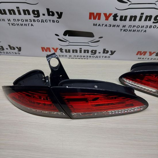 Задние фонари Seat Leon 2 red white led