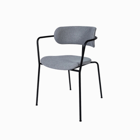 Обеденный стул Pedigree c подлокотниками серый