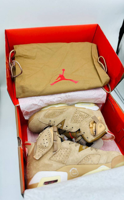Мужские кроссовки AIR JORDAN 1 TRAVIS SCOTT BRITISH KHAKI
