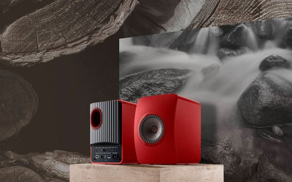 KEF LS50 Wireless II Sand Shell
