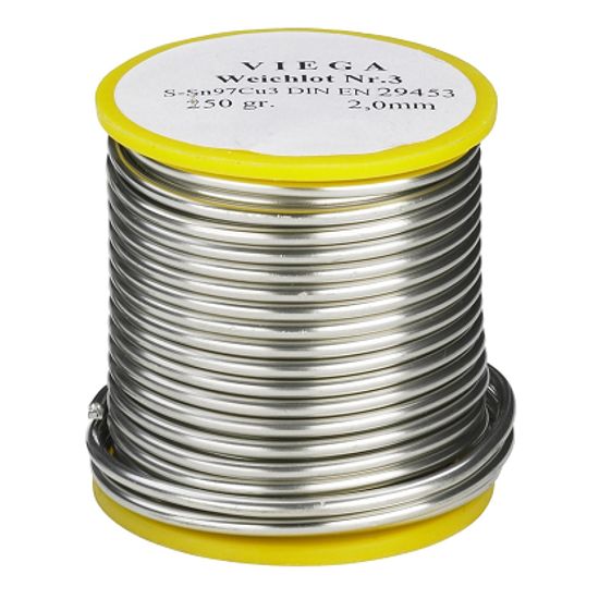 Припой мягкий Viega №3 - 3 мм. 250 г. Sn97Cu3 (113902)