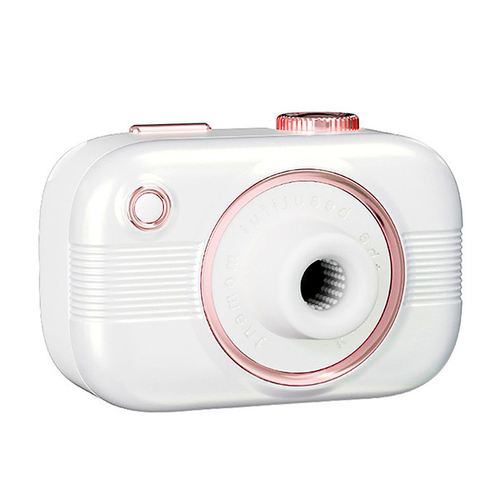 Белый вибростимулятор с вакуумом в форме фотоаппарата BeYourLover Alberta VX007H