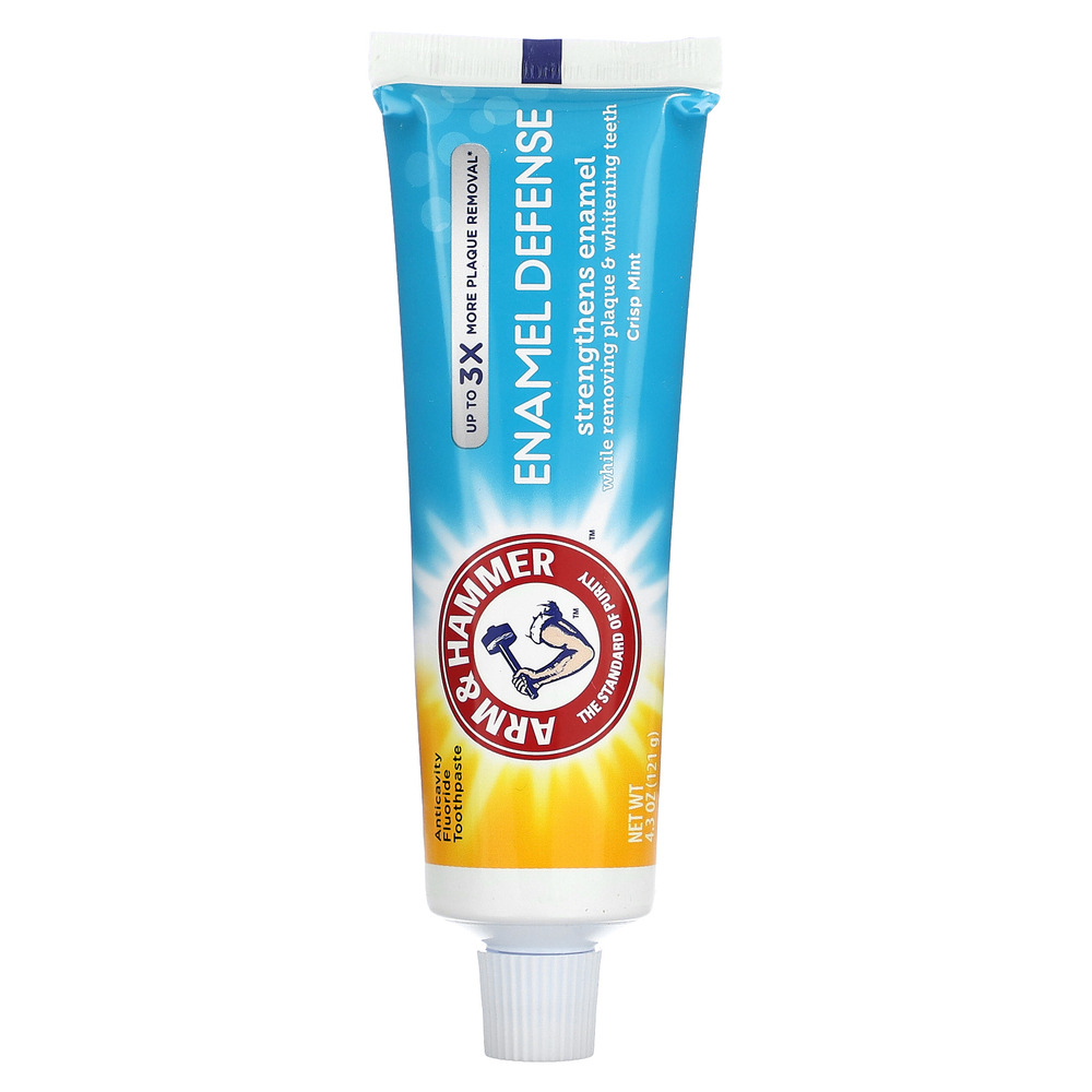 Arm & Hammer, Enamel Defense, зубная паста с фтором, свежая мята, 121 г (4,3 унции)