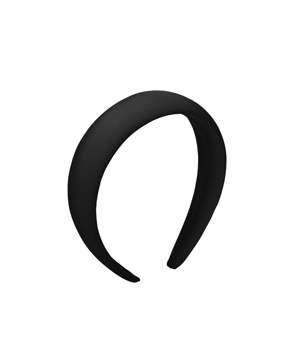 Noelia, ободок широкий из черного бифлекса