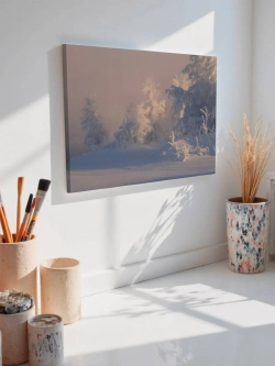 Картина на стену 40 X 50 Зимний пейзаж