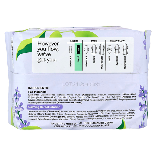 The Honey Pot Company, органический успокаивающий травяной настой, длинные капсулы, 30 шт.