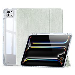 Чехол книжка зеленого цвета для iPad Pro 11 (2024-2025), серия Unid Series от Dux Ducis