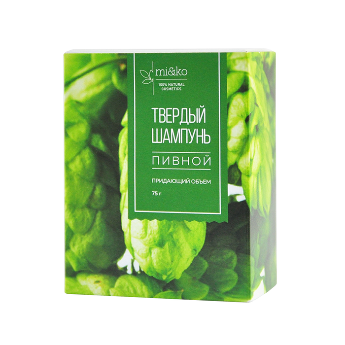 MI&amp;KO Шампунь твердый &quot;Пивной&quot;, 75 г