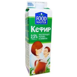 КЕФИР 2.5% 1Л FOOD MASTER