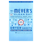 Mrs. Meyers Clean Day, Простыни для сушки, дождевая вода`` 80 листов