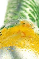 Фаллоимитатор Sexus Glass стеклянный, спиралевидный рельеф, 16,5 см