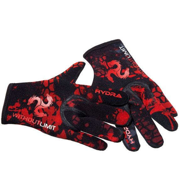 Перчатки Hydra Red Camo 5 мм
