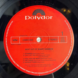 Винтажная виниловая пластинка LP Rainbow Bent Out Of Shape (Japan 1983) (Obi) Street Of Dreams