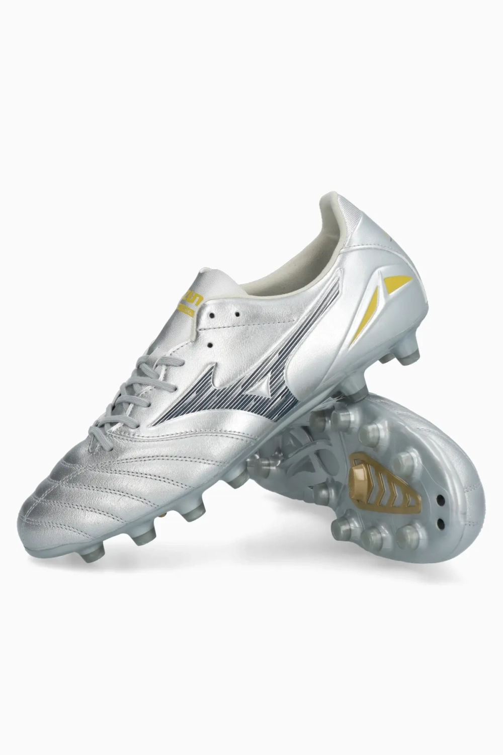 Бутсы Mizuno Morelia IV Pro FG - серебряный