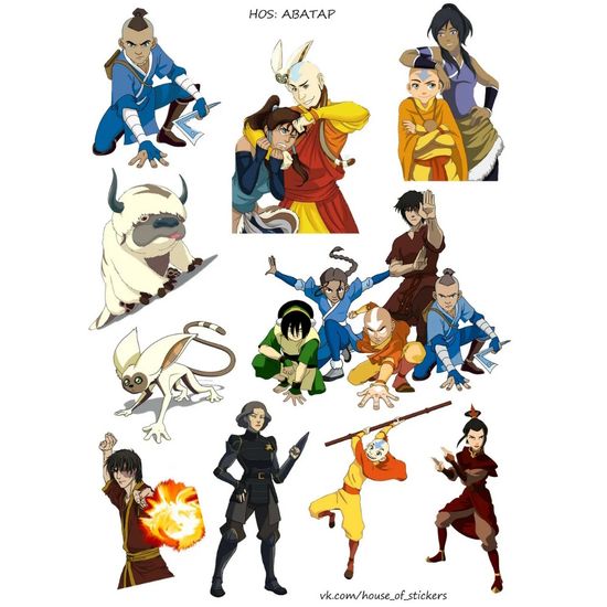 Стикерлист Аватар № 1