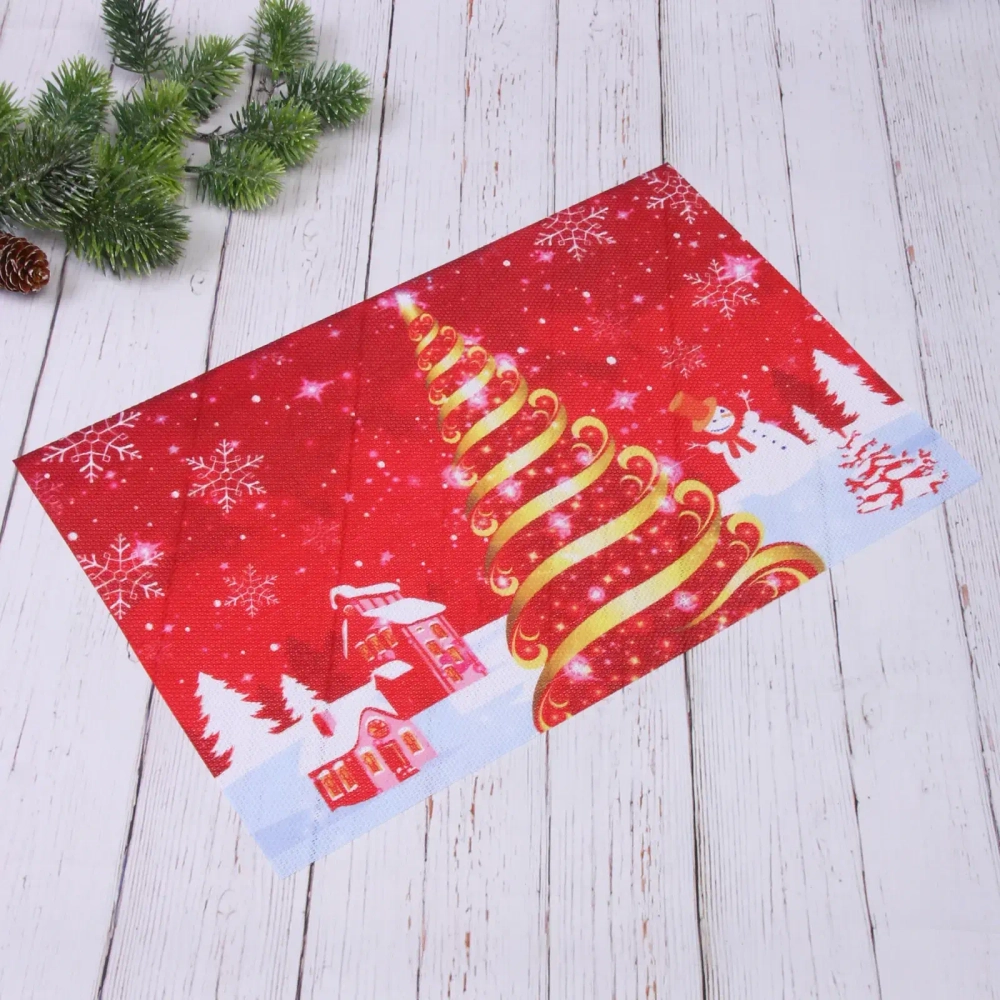 Салфетка на стол 45*30см «Красочная ёлка»