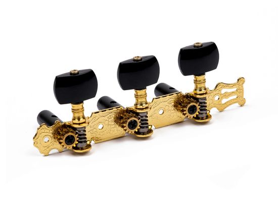 AO-020B3P Комплект колковой механики на планке, позолоченный, Alice