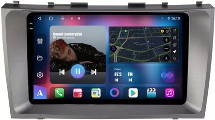 Магнитола для Toyota Camry 40 2006-2011 - FarCar 1171M монитор 9.5" QLED на Android 14, TS18, CarPlay, 4G SIM-слот