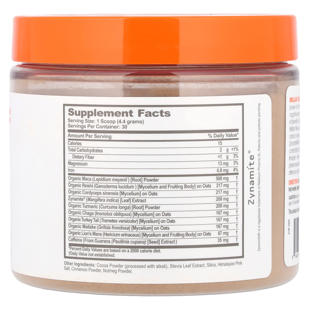 The Genius Brand, Brilliant Brew, альтернатива кофе, какао, 132 г (4,6 унции)