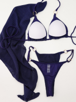 Купальник раздельный 3в1 Синий размер M