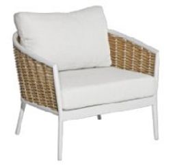 "Тоскана" лаунж-зона из искусственного ротанга, цвет соломенный