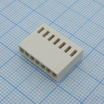 Разъём HU-07 2,54мм / 1375820-7TE / H2510-07PYC000R / DS1070-7F / L-KLS1-2.54-07-H