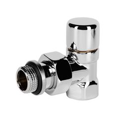 Набор термостатический для радиатора угловой Royal Thermo Design 1/2quot;М30х1,5 (Хром)