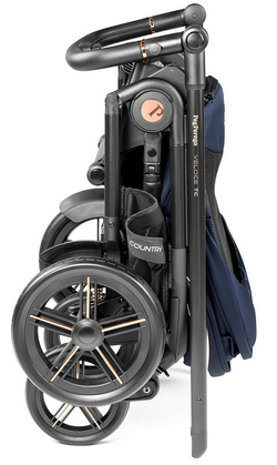 Коляска Peg Perego Veloce TC Brio Culla Belvedere 2 в 1 Blue Shine