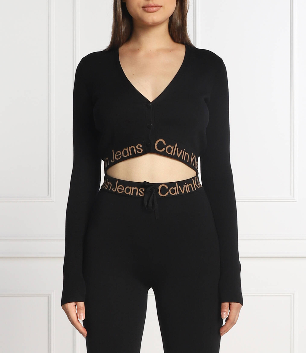 кардиган CALVIN KLEIN JEANS - черный(J20J219999)