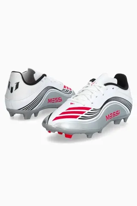 Бутсы adidas F50 League Messi FG/MG Junior - серебряный
