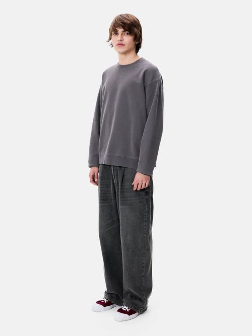 Толстовка Яндекс «Y» Garment Dyed графитовая