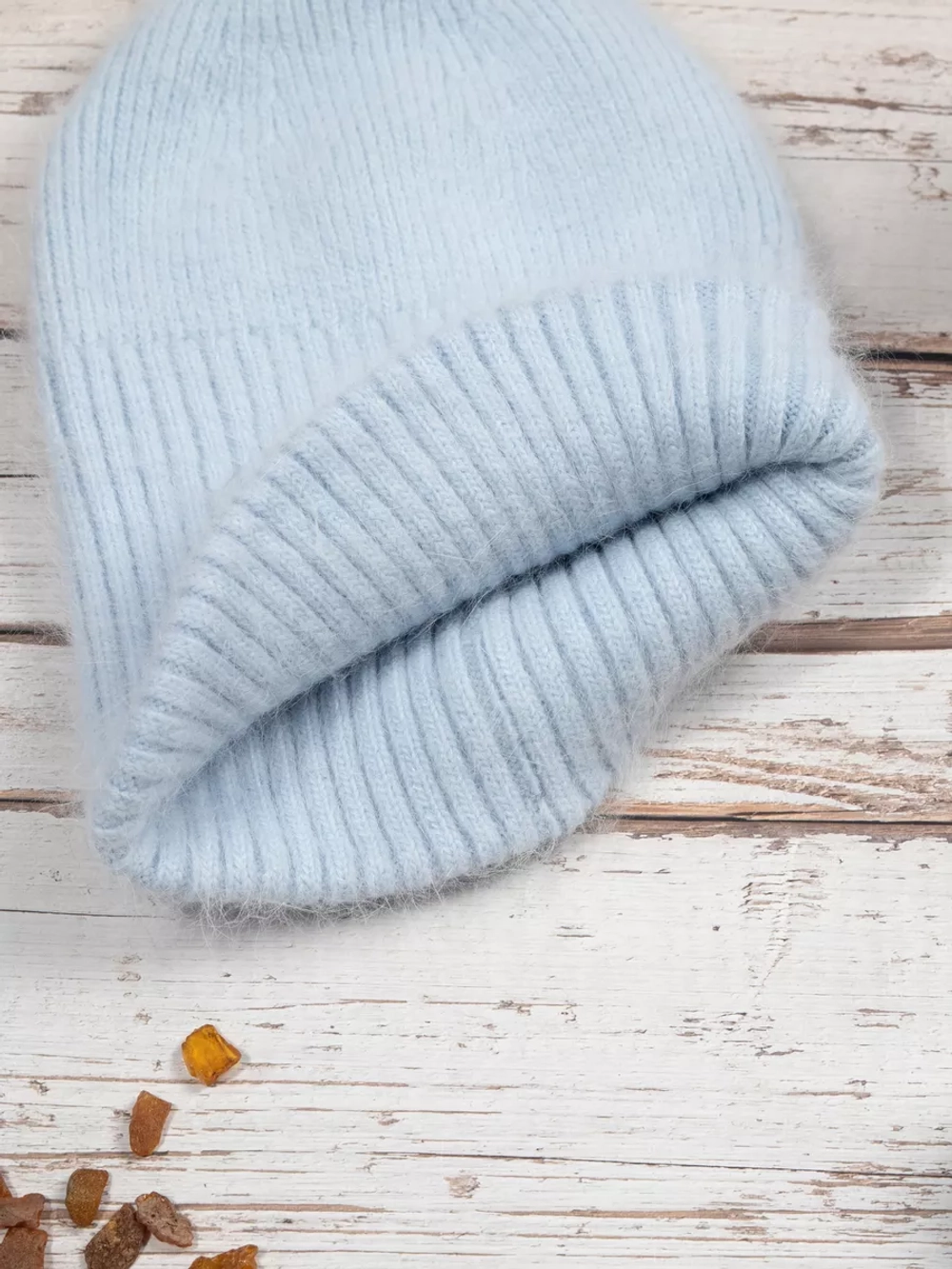 шапка ангора зимняя пушистая вязаная модная