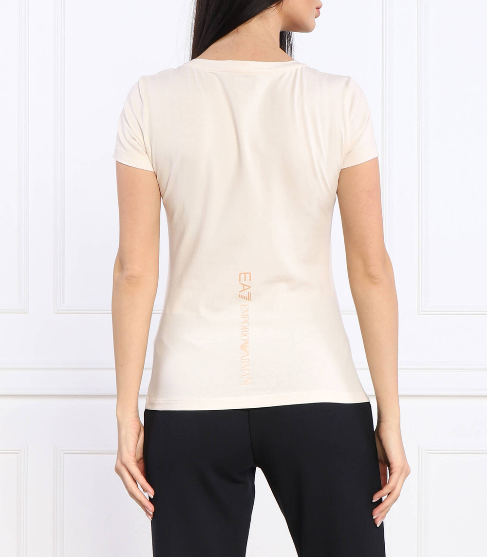 Футболка EA7 - экрю(8NTT66 TJFKZ)