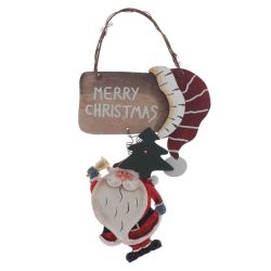 GAEM Изделие декоративное подвесное "Дед Мороз", L12,5 W2,5 H21 см, 4в.