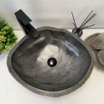 Раковина из речного камня RS-63375 (52*44*15) 0123