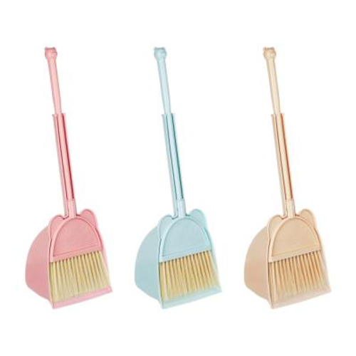 Совок+щетка VETTA "Ушки", 3 цвета (12шт/кор)