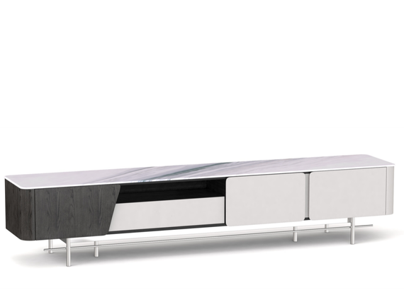Тумба под ТВ 4678, 220х45 см, глянцевая керамика