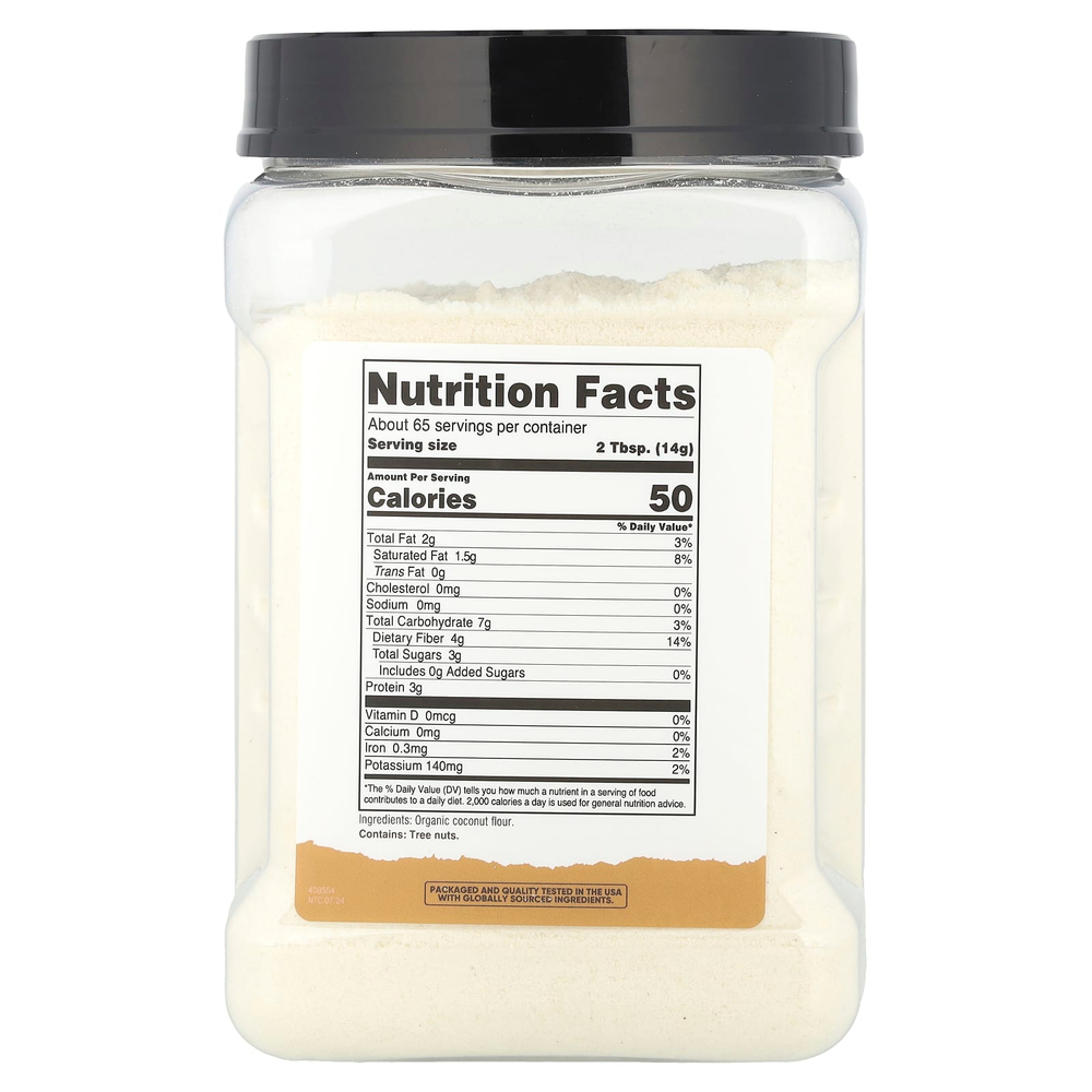 Nutricost, Pantry, органическая кокосовая мука, 907 г (32,4 унции)