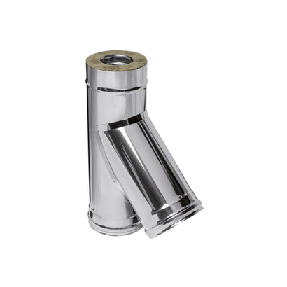 Ferrum Сэндвич-тройник 135° (430/0,5мм + нерж.) Ф180х280