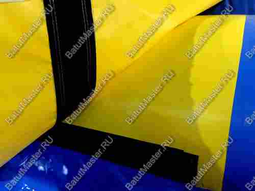 Надувной батут-горка с бассейном «Пляжный оазис», 21*7*7 м