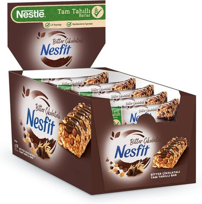 Nesfit — батончик из цельного зерна с горьким шоколадом, 23,5 г × 16 - Nesfit - NESTLE