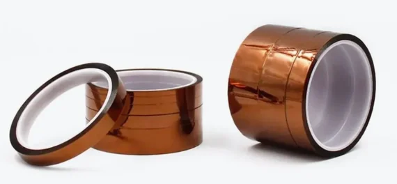 Термоскотч каптоновый односторонний 15мм x 30м (380 градусов на короткое время, 260 на длительное время)