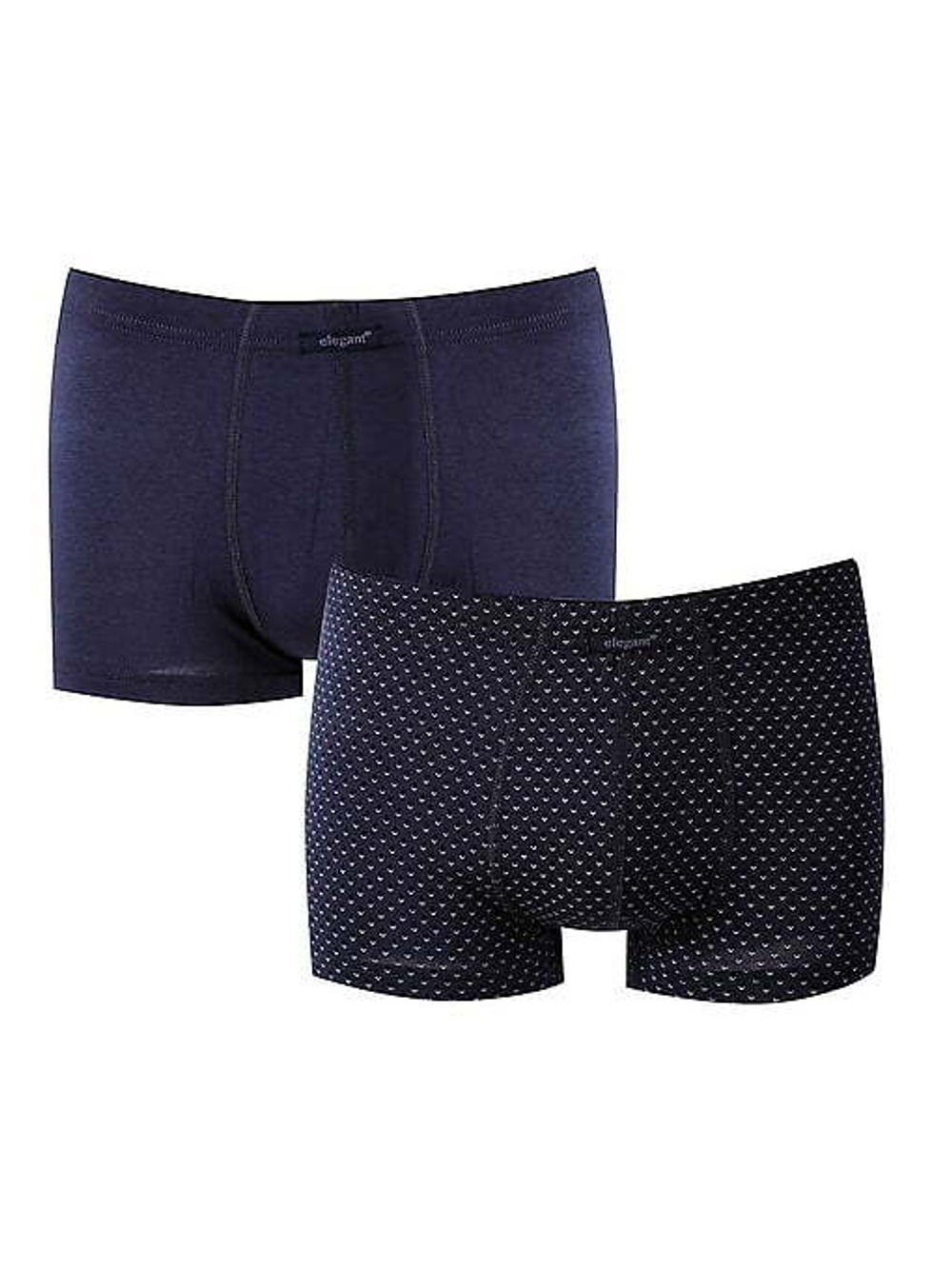 Трусы мужские боксеры. Набор из 2-х штук темно-синий