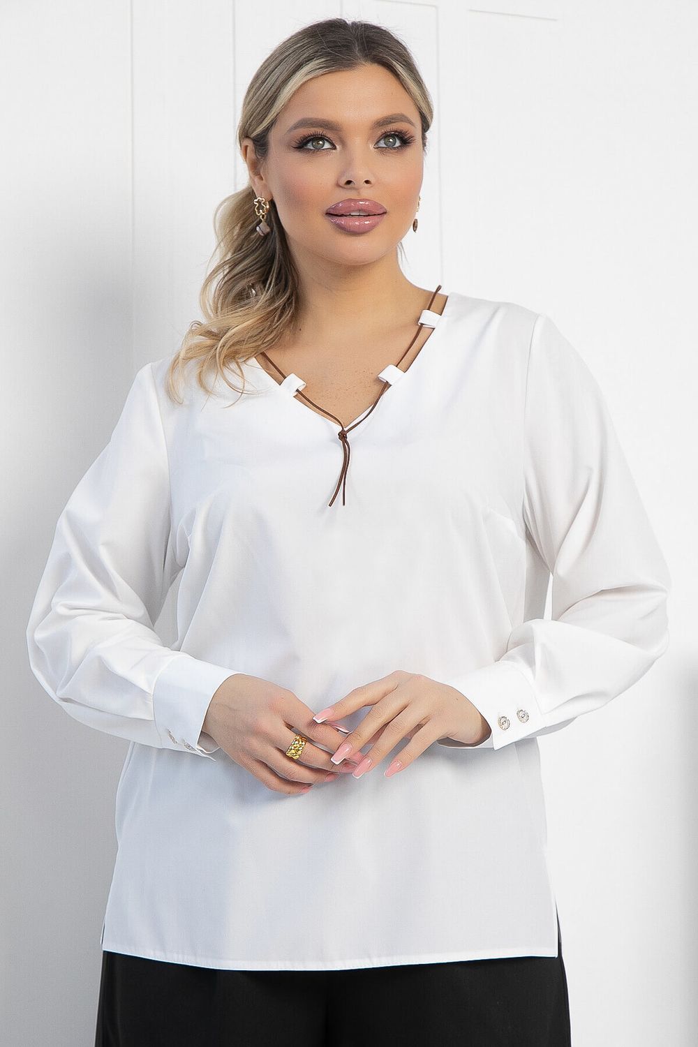 Блуза Свободный вечер (айвори) Б12796-15М LT Collection