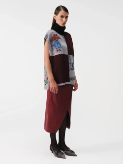 Жилет принтованный OLA OLA