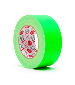 Клейкая лента Gaffer Tape@ultraMATT - Гаффа тейп 50мм/25м - Зеленый (Светится в ультрафиолете)
