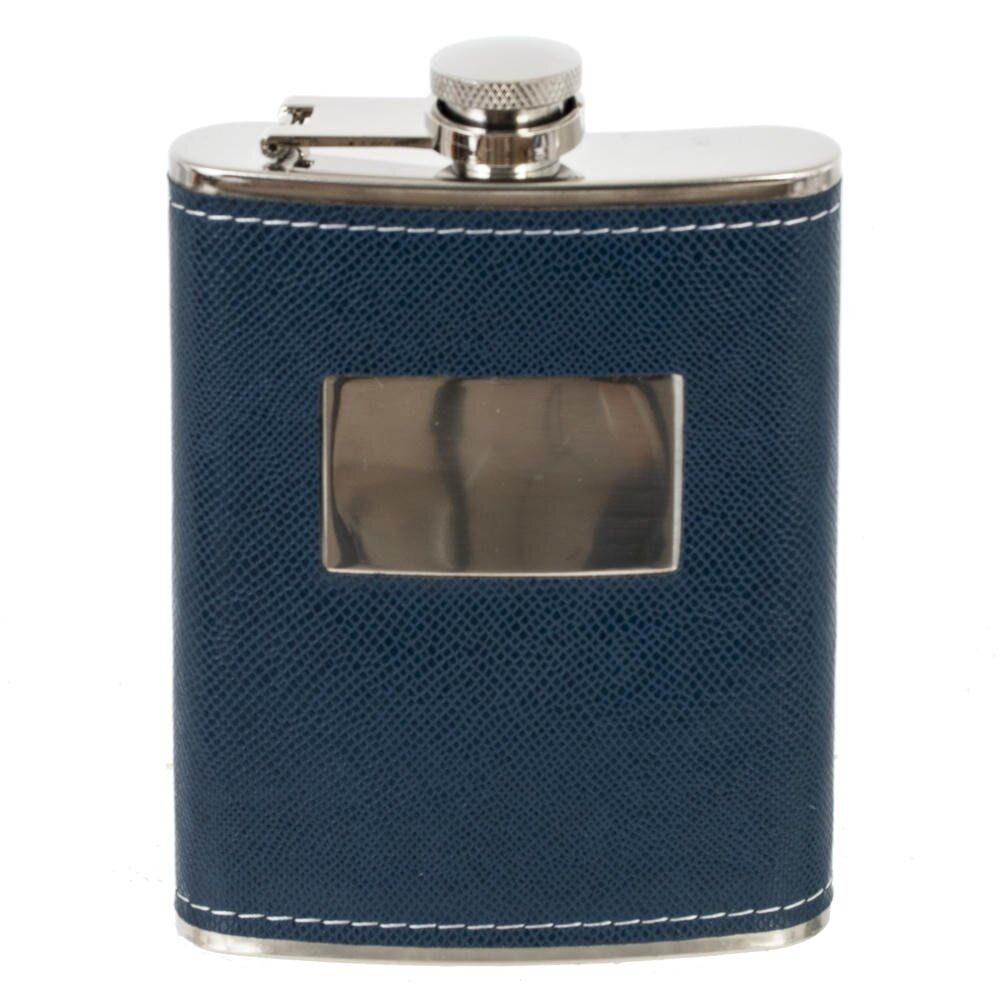 GAEM Набор подарочный (фляжка 220 мл, шахматы, покер карты, игр. кости, воронка, стопка 30 мл), L24 W19 H