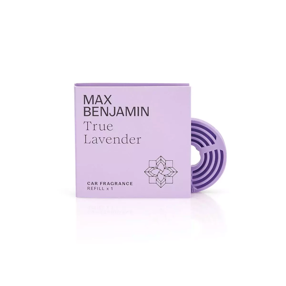 Max Benjamin - Наполнитель для автомобильного освежителя воздуха True Lavender. / артикул   RB-CFR08  / GTIN 5391533718056
